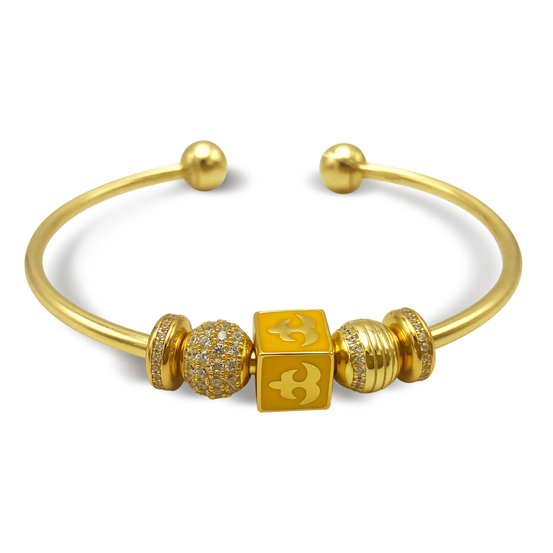 Nan bracelet silver cz flat curb – London Fifth Avenue jewellery